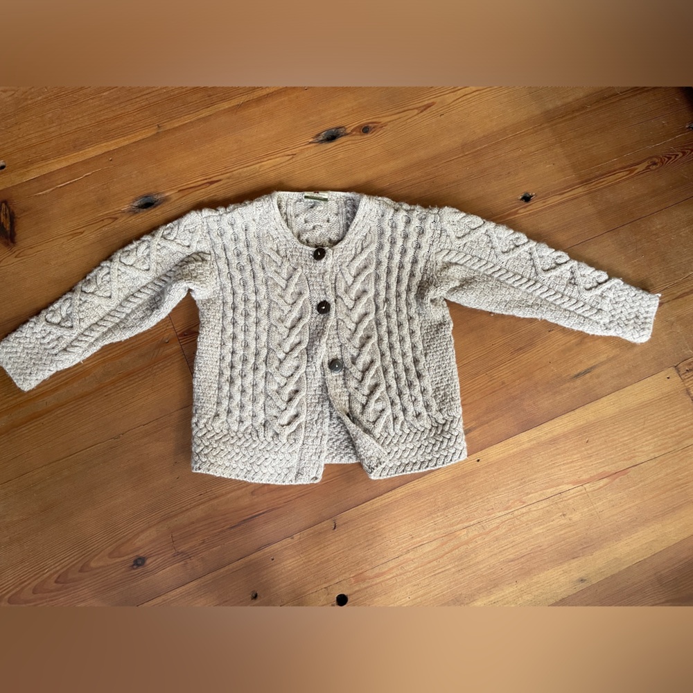 100% merino wool cardigan